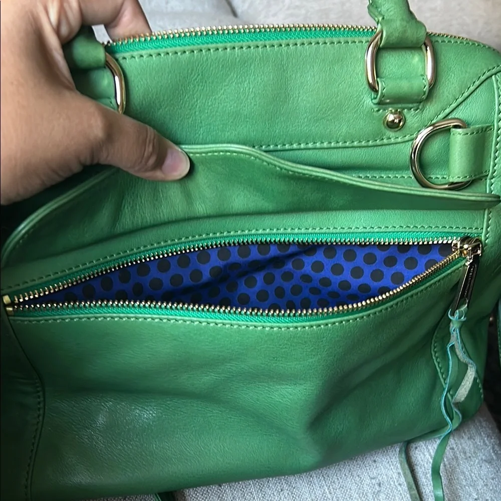 Rebecca Minkoff MAB Green Leather Handbag
